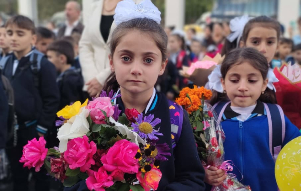 Qusarın Cibir kəndində yeni məktəb binası istifadəyə verilib VİDEO