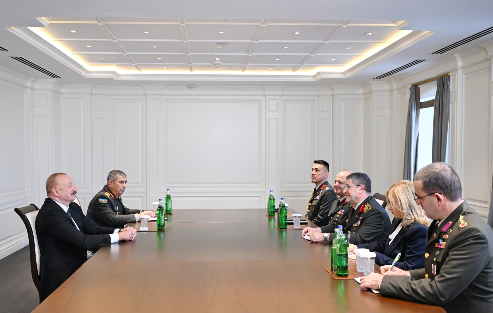 President Ilham Aliyev received Chief of General Staff of the Turkish Armed Forces VIDEO