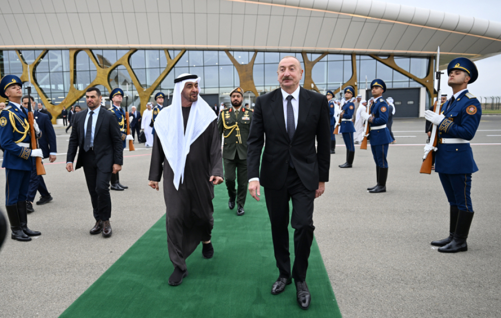 President of United Arab Emirates concluded official visit to Azerbaijan VIDEO
