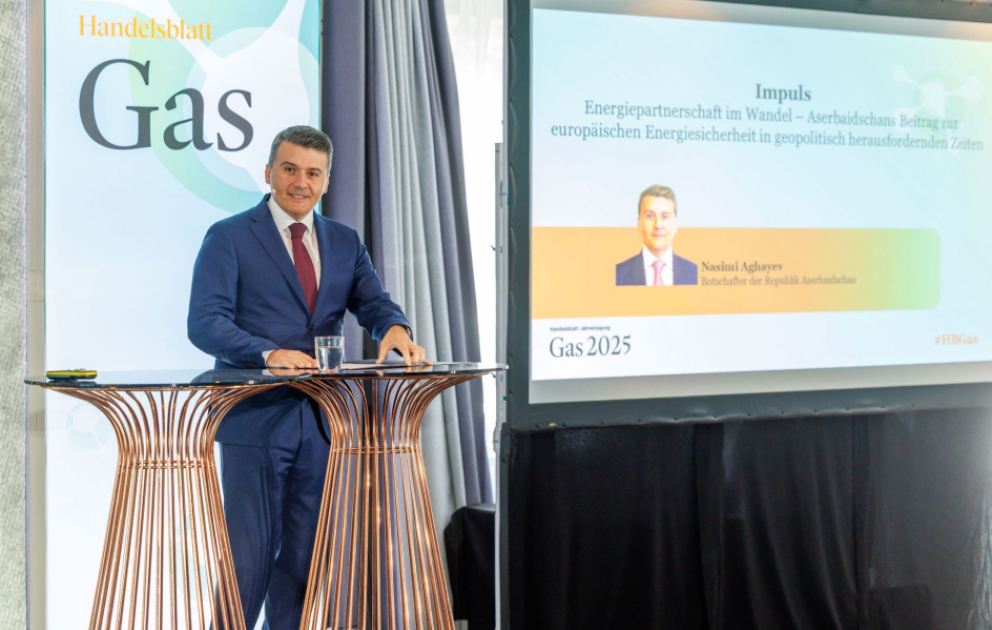 Azərbaycanın enerji strategiyası Berlində keçirilən ənənəvi qaz konfransında diqqət mərkəzində olub VİDEO