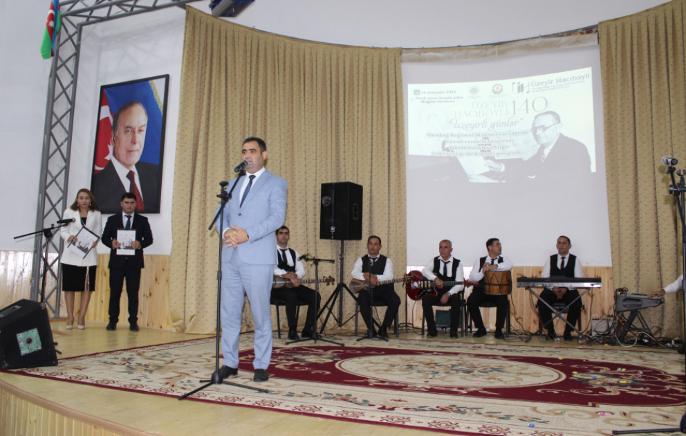 Füzulidə “Üzeyirli günlər” adlı konsert və sərgi olub VİDEO