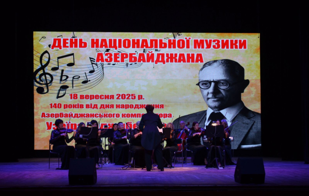 Üzeyir Hacıbəylinin 140 illik yubileyi Ukraynada konsert proqramı ilə qeyd olunub VİDEO