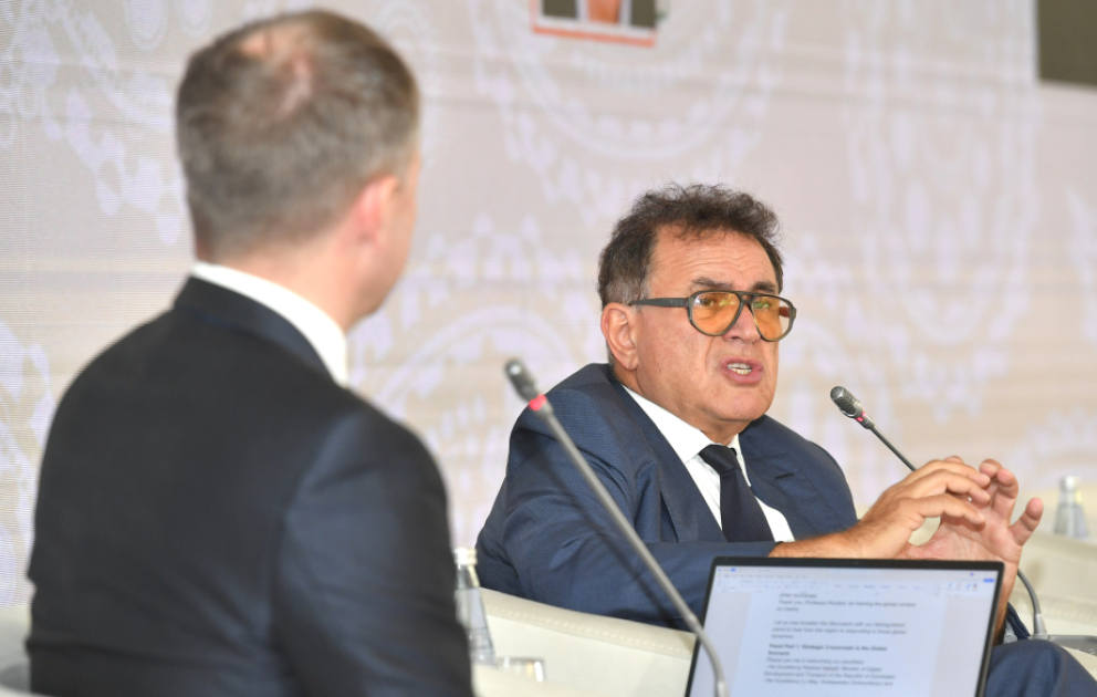 Noreal Rubini: Regional əməkdaşlıq Mərkəzi Asiya ilə Azərbaycanın dünya bazarlarına çıxışına yol açır VİDEO