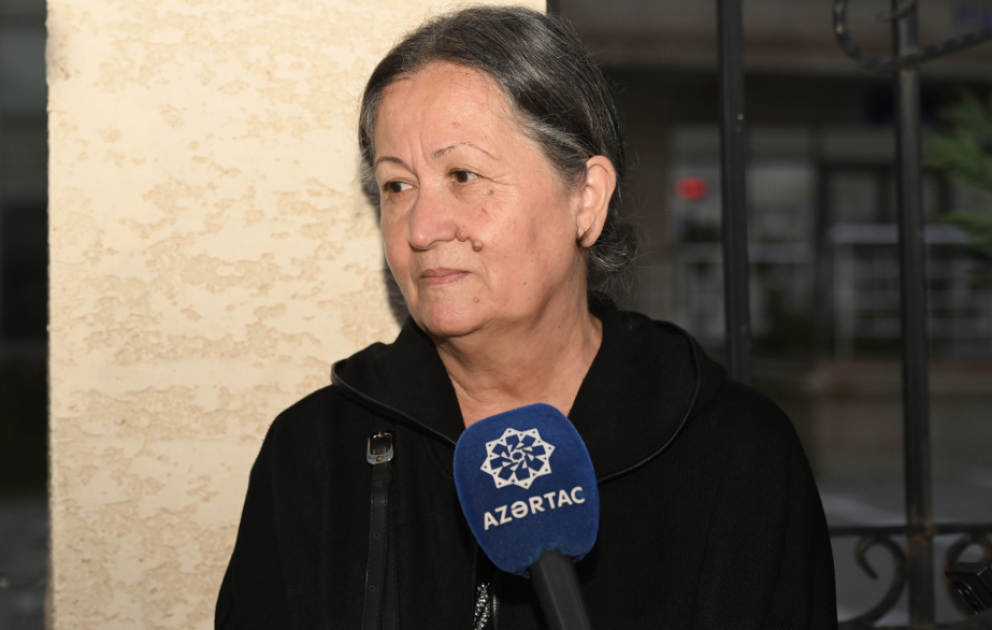 Laçına köçən sakin: Bu gün yurdumuza qayıtdığım üçün çox sevinirəm VİDEO