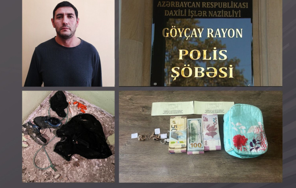 Göyçayda quldurluq etdikdən sonra ölkədən qaçan şəxs tutulub VİDEO