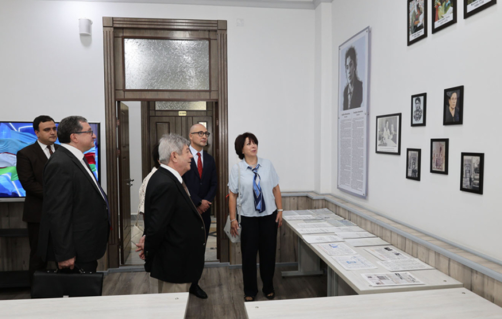 Səmərqənd Dövlət İqtisad və Servis İnstitutunda azərbaycanlı alimin adını daşıyan auditoriya açılıb VİDEO