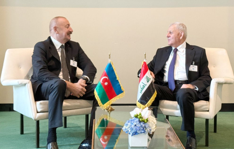 Entretien des présidents azerbaïdjanais et irakien à New York MIS A JOUR VIDEO