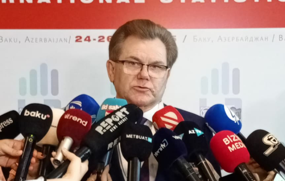 Konstantin Laykam: Azərbaycanda statistika işi müasir tələblərə uyğun təşkil olunub VİDEO