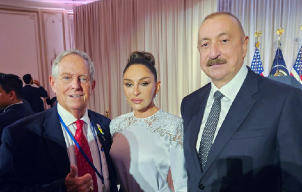 President Ilham Aliyev and First Lady Mehriban Aliyeva attended official reception on 80th session of UN General Assembly VIDEO