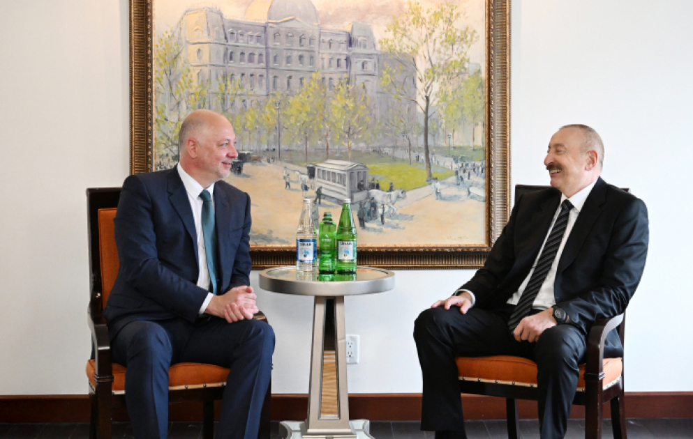 President of Azerbaijan Ilham Aliyev met with Prime Minister of Bulgaria in New York VIDEO