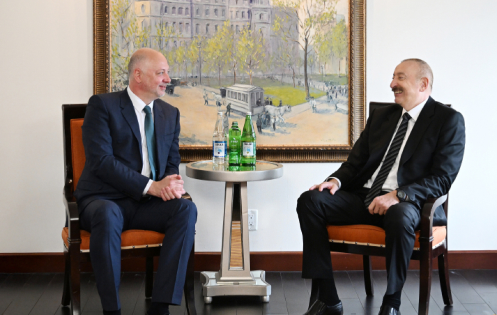 Präsident Ilham Aliyev trifft sich in New York mit Bulgariens Premierminister AKTUALISIERT VIDEO
