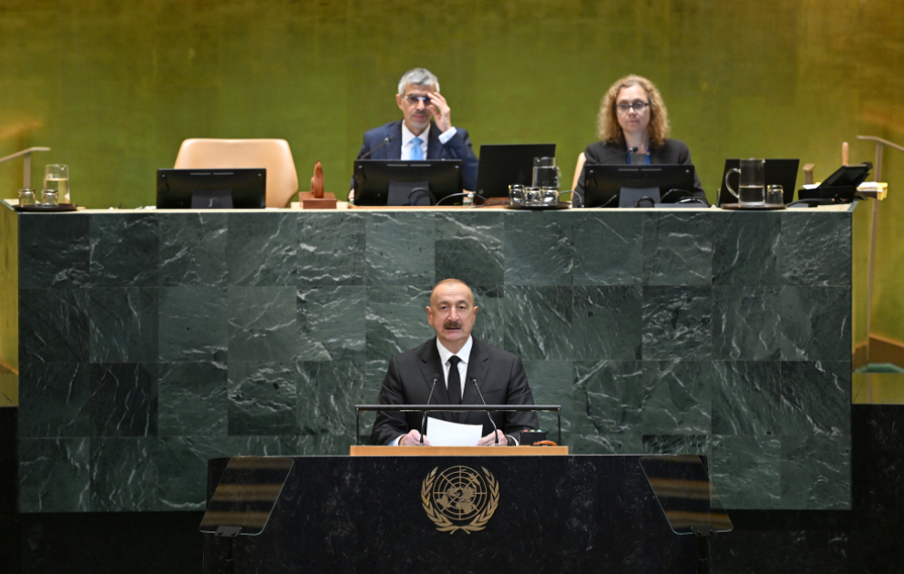 Prezident İlham Əliyev: Azərbaycanın valyuta ehtiyatları xarici borcumuzdan təxminən 16 dəfə artıqdır VİDEO