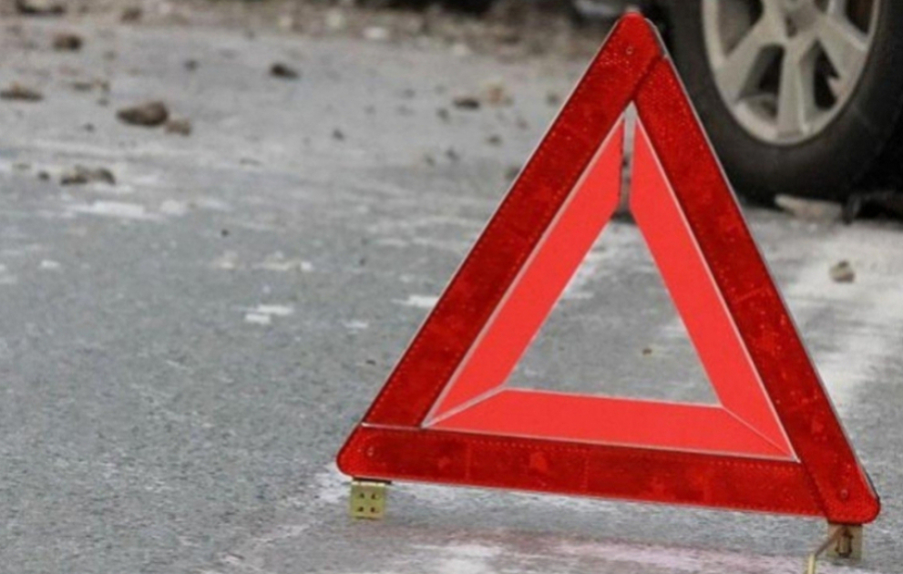 Sabirabadda yol nişanının tələbini pozan sürücü ağır qəza törədib VİDEO