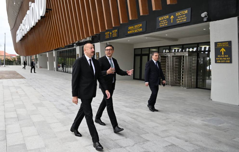 President Ilham Aliyev attended inauguration of Ganja Stadium VIDEO