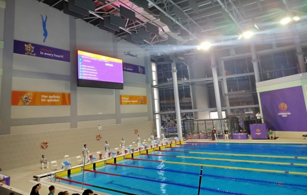 MDB Oyunları: Azərbaycan üzgüçüsü bürünc medal qazanıb VİDEO