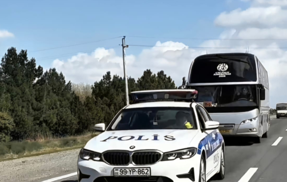 III MDB Oyunlarının keçirildiyi ərazilərdə yol polisi əməkdaşları gücləndirilmiş iş rejimində xidmət aparırlar VİDEO