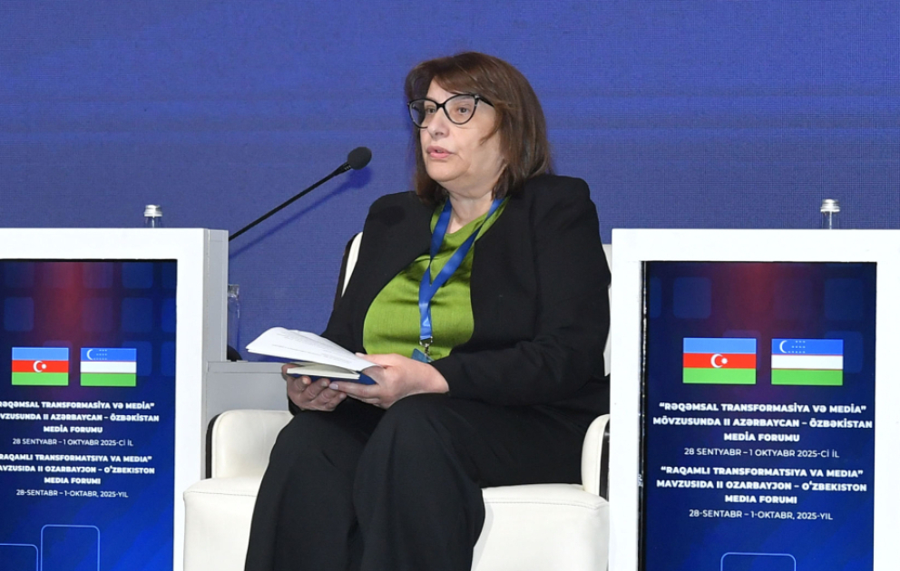 Sevinc Abdullayeva: Azərbaycan-Özbəkistan Media Forumu çərçivəsində müzakirə olunan mövzular olduqca əhəmiyyətlidir VİDEO