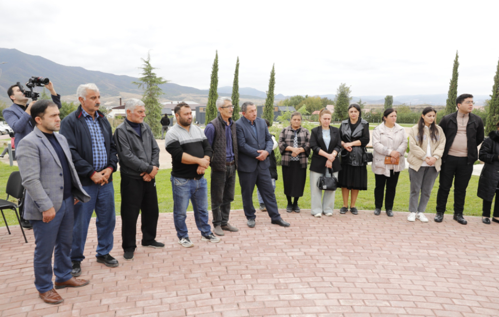 İşğaldan azad olunmuş ərazilərdə daha bir qrup sakin üçün özünüməşğulluq proqramı üzrə kiçik təsərrüfatlar yaradılıb VİDEO