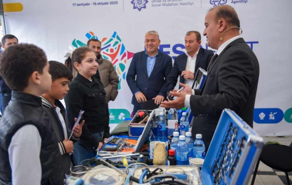 “PeşəFest”in növbəti dayanacağı İmişli olub VİDEO