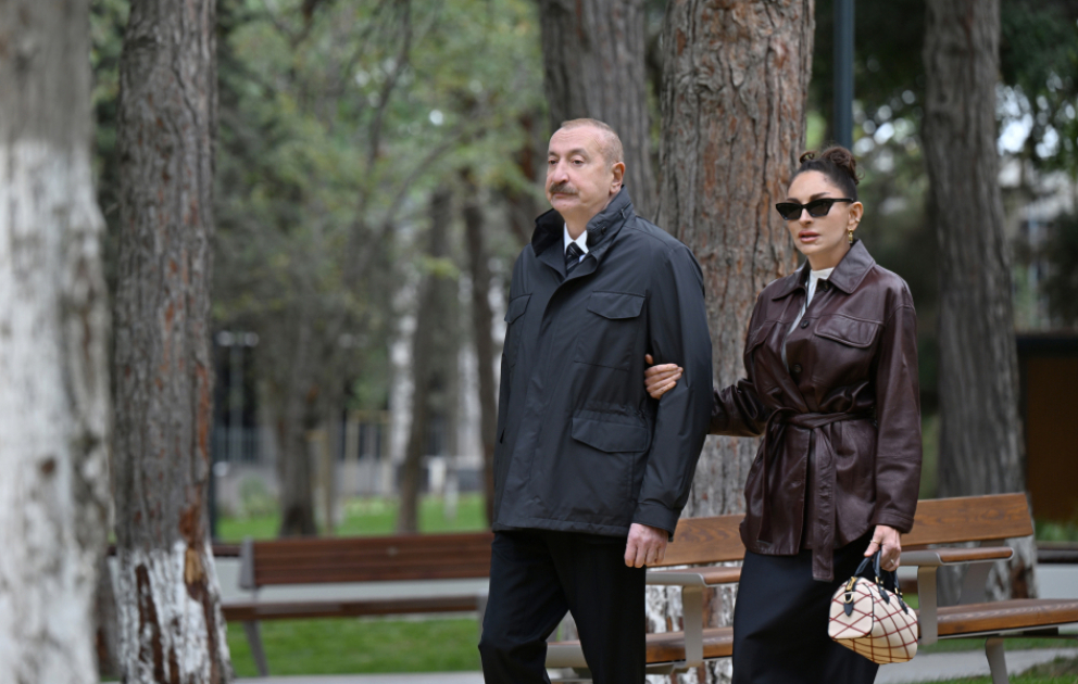 President Ilham Aliyev and First Lady Mehriban Aliyeva inaugurated new park in Baku’s Narimanov district VIDEO