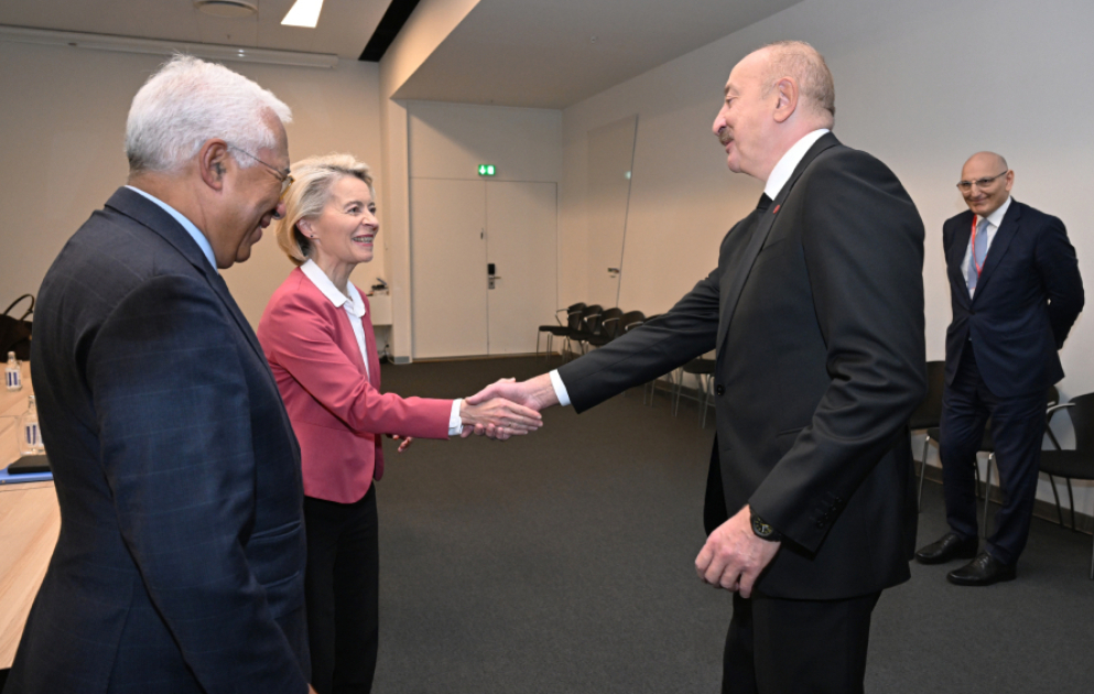 President Ilham Aliyev met with President of European Council and President of European Commission in Copenhagen VIDEO