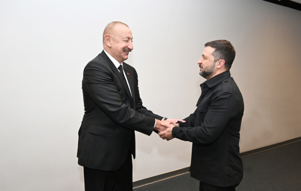 Präsident von Aserbaidschan Ilham Aliyev trifft seinen ukrainischen Amtskollegen in Kopenhagen AKTUALISIERT  VIDEO