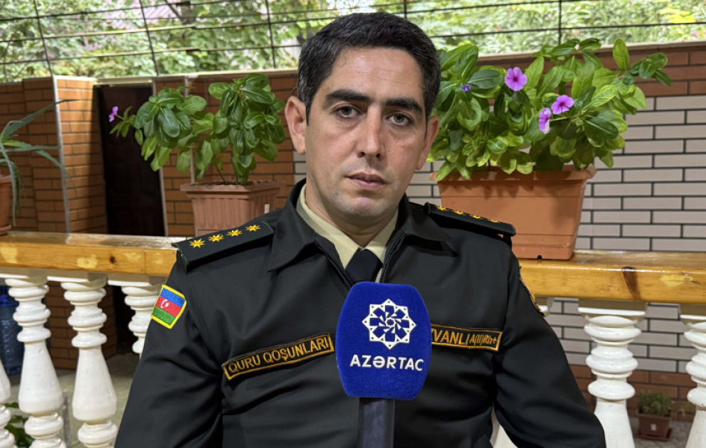 Vətən müharibəsinin iştirakçısı: Torpağı qanla, Vətəni isə sevgi ilə qoruyurlar VİDEO