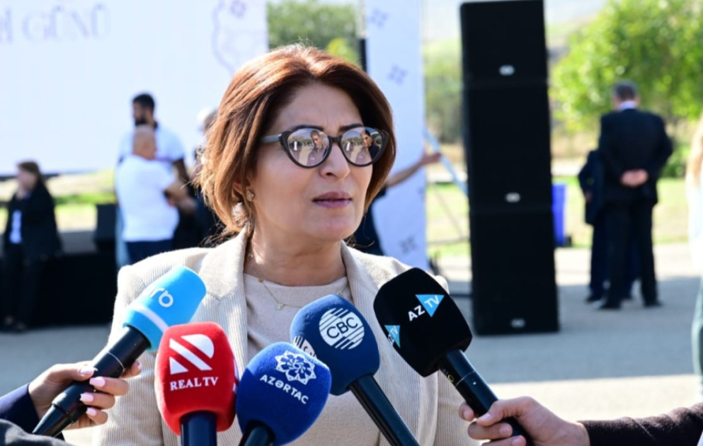 İlhamiyə Rzayeva: Şükürbəyli və Horovlu kəndlərində tikinti işləri son tamamlanma mərhələsindədir VİDEO