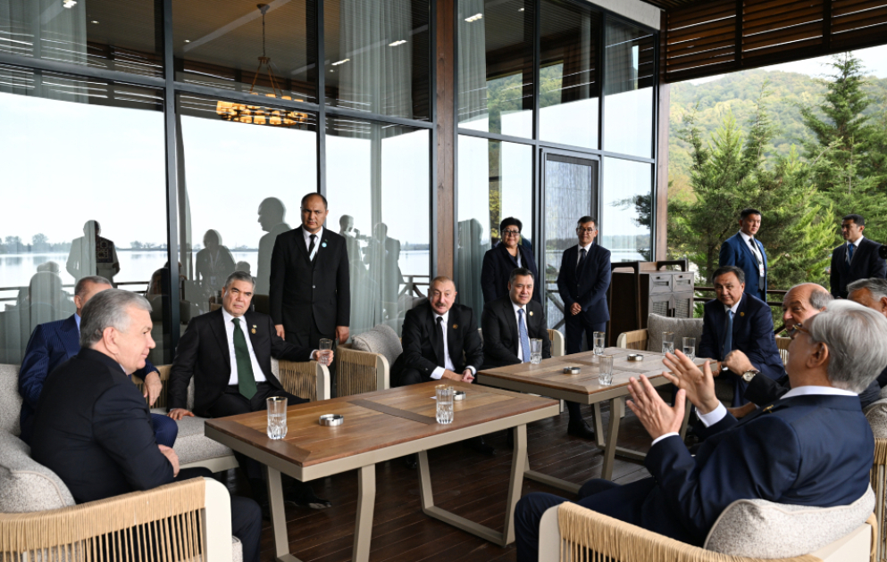 Official luncheon hosted in honor of heads of state and government attending OTS Summit in Gabala VIDEO