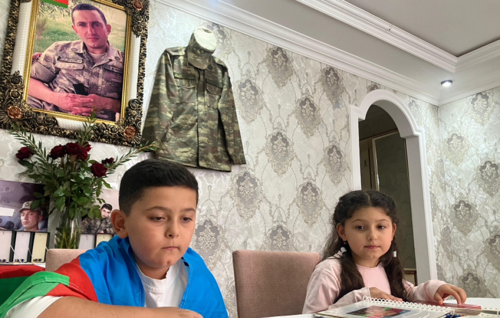 Şəhid övladı: Atamla fəxr edirəm, o, Vətənimizi, bizi qorudu VİDEO