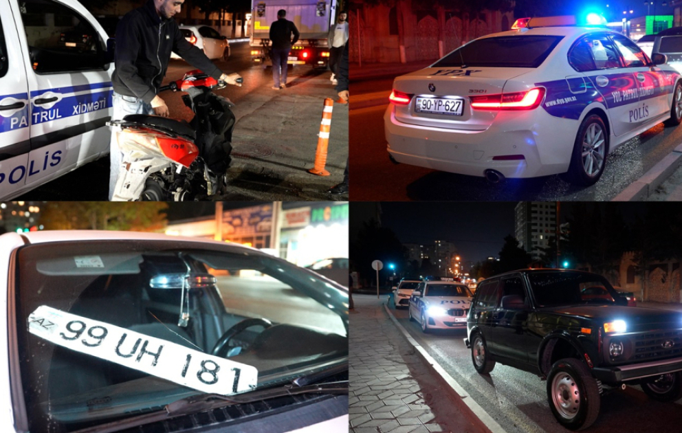 Polis Xırdalanda gecə saatlarında səs-küy yaradan şəxslərlə bağlı tədbirlər görüb VİDEO
