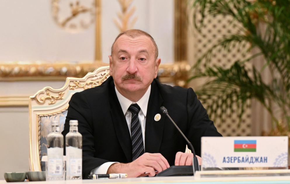 Президент Ильхам Алиев выступил на заседании Совета глав государств СНГ в узком составе в Душанбе  ОБНОВЛЕНО-2  ВИДЕО