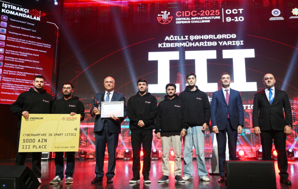 “Critical Infrastructure Defence Challenge 2025” yarışının qalibləri müəyyən olunub VİDEO