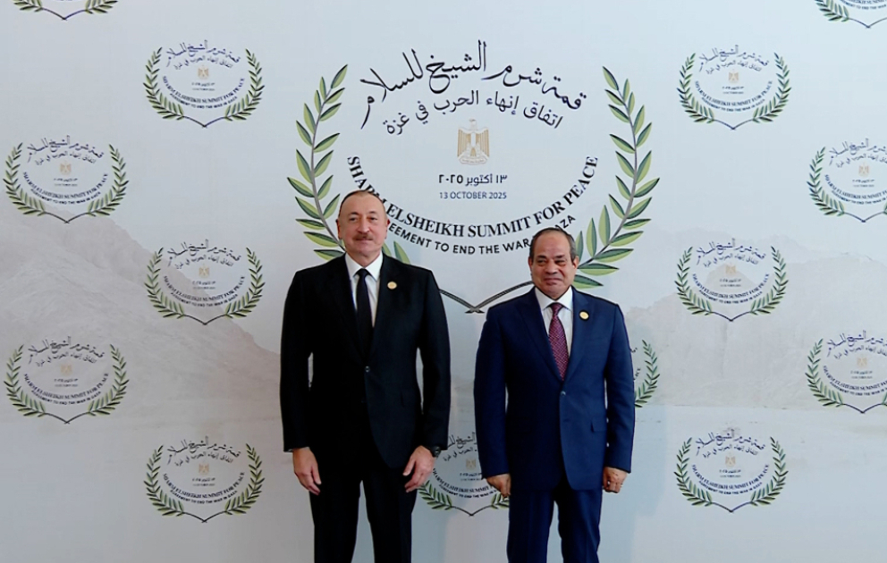 President of Azerbaijan Ilham Aliyev participated in Middle East Peace Summit VIDEO