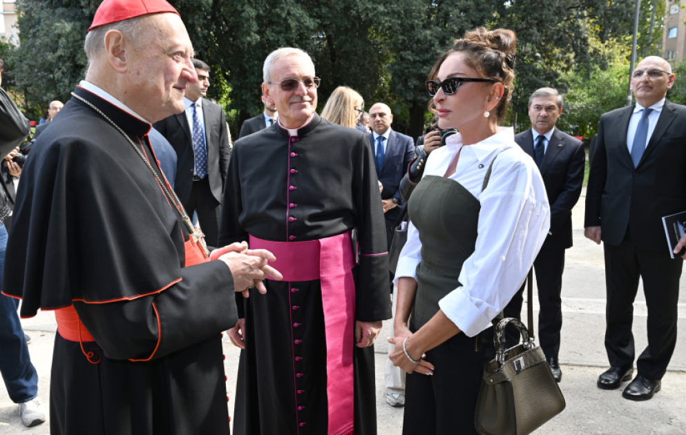 Cérémonie de lancement du projet de restauration des catacombes Commodilla au VaticanLa première vice-présidente azerbaïdjanaise Mehriban Aliyeva participe à la cérémonie d’inauguration VIDEO