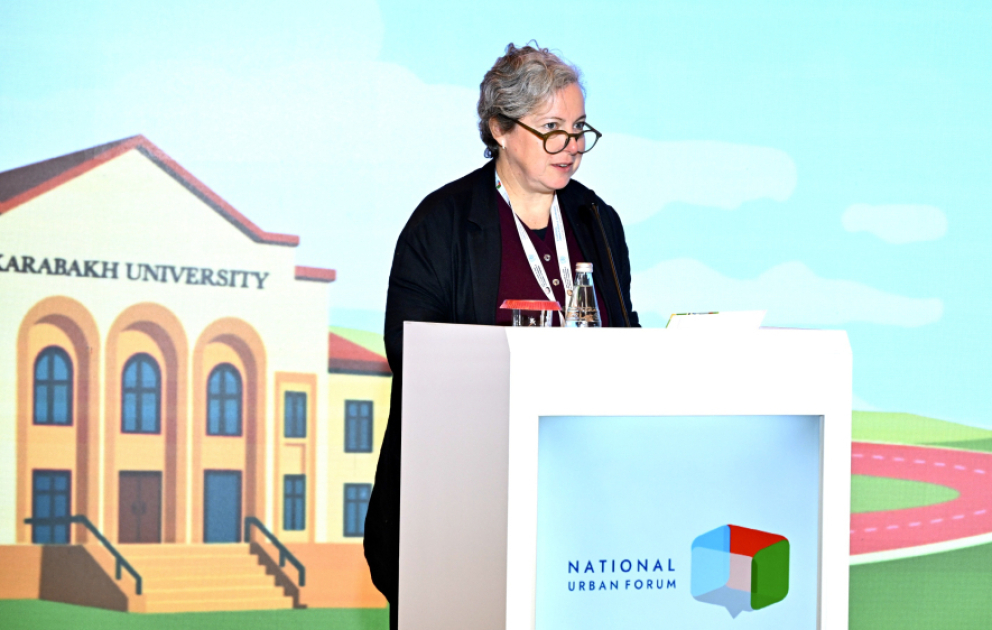 Katja Schaefer: Milli Şəhər Forumu hökumətin şəhərsalma müzakirələrini inkişaf etdirməsi üçün göstərdiyi böyük marağı göstərir VİDEO