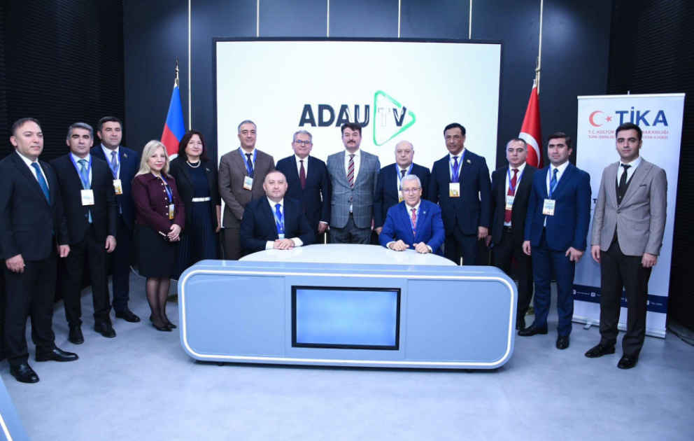 ADAU TV-nin müasir internet televiziyasının studiosu istifadəyə verilib VİDEO