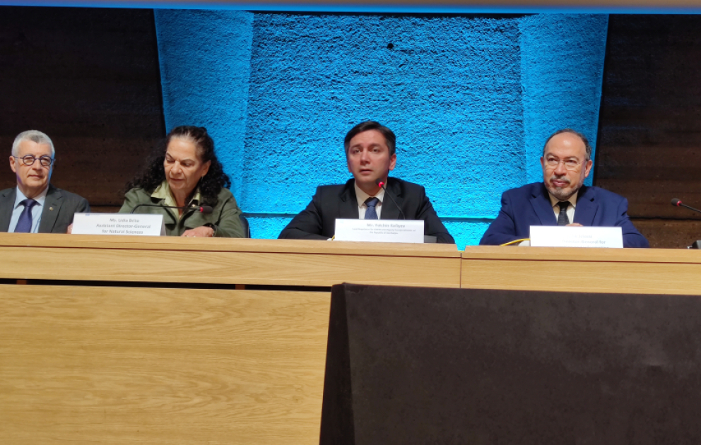 UNESCO-da “Bakıdan Belemə: İqlim fəaliyyəti üçün məlumatlı və davamlı cəmiyyətlərin qurulması” adlı konfrans keçirilib VİDEO