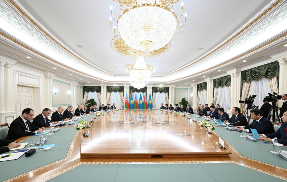 Astana hosted second meeting of Azerbaijan-Kazakhstan Supreme Interstate Council VIDEO