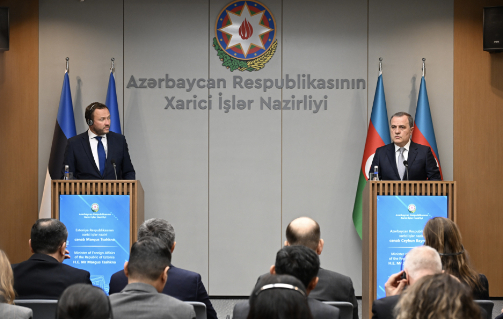 Ceyhun Bayramov: Azərbaycan Estoniya ilə münasibətləri dostluğa, qarşılıqlı hörmətə əsaslanan təmaslar kimi görür VİDEO
