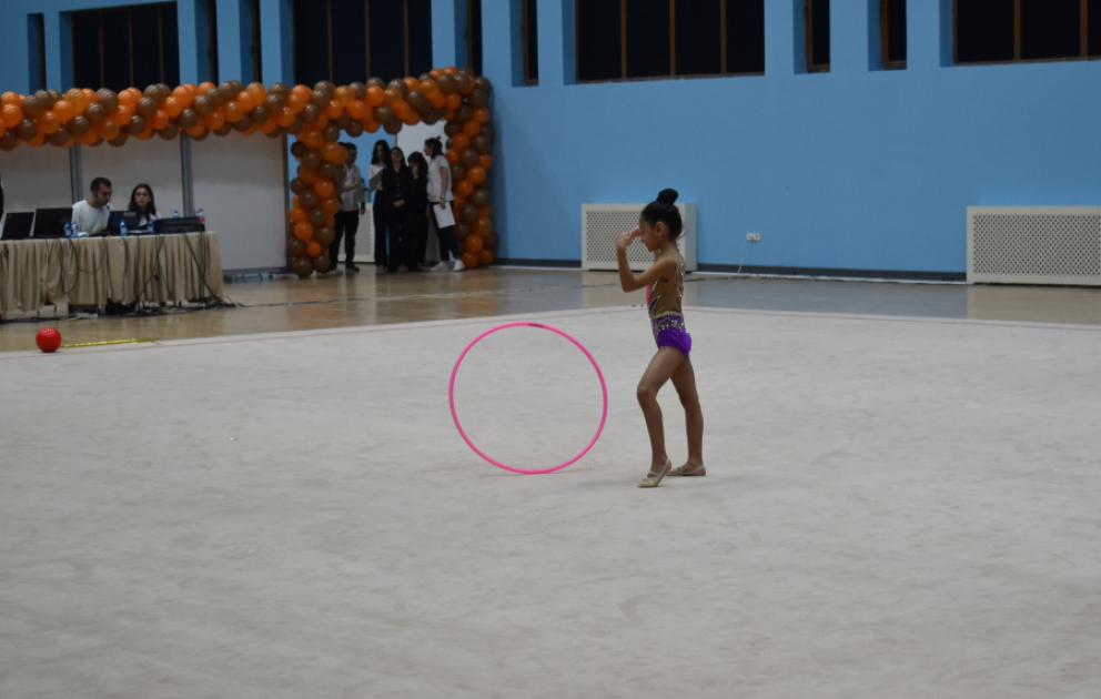 Qəbələdə bədii gimnastika üzrə "Grace of nature" turnirinə start verilib VİDEO