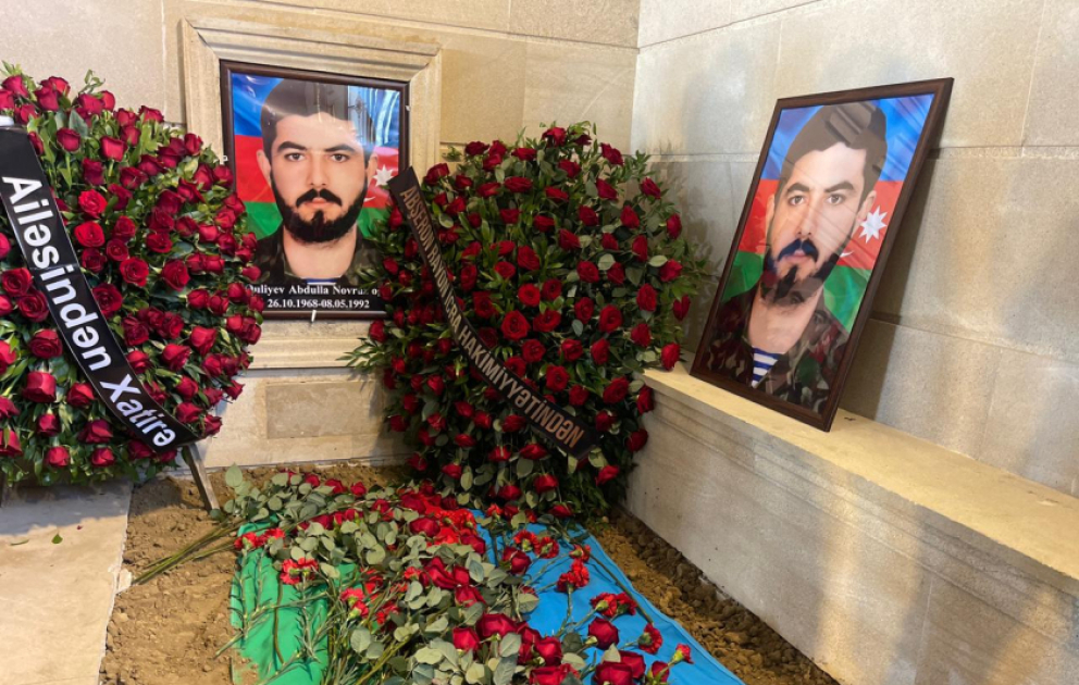 Похоронен пропавший без вести в Первой Карабахской войне шехид Абдулла Гулиев ВИДЕО