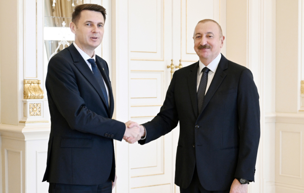 Президент Ильхам Алиев принял председателя Сената Парламента Румынии ВИДЕО
