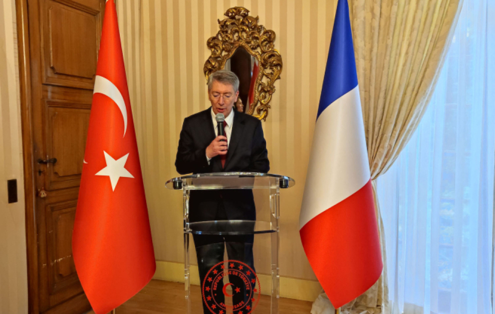 Parisdə Türkiyə Cümhuriyyətinin 102-ci ildönümü təntənə ilə qeyd edilib VİDEO