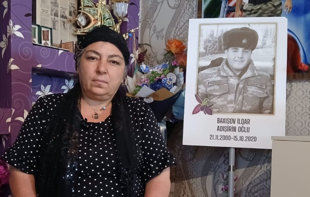 Şəhid İlqar Baxışovun anası: Onun Vətənə olan sevgisini xatırladıqca qürur hissi keçirirəm VİDEO