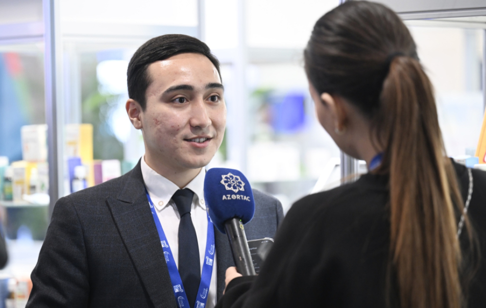 Özbəkistanlı iştirakçı: “Medinex 2025” sərgisi yeni əməkdaşlıqlar yaratmaq fürsəti yaradır VİDEO
