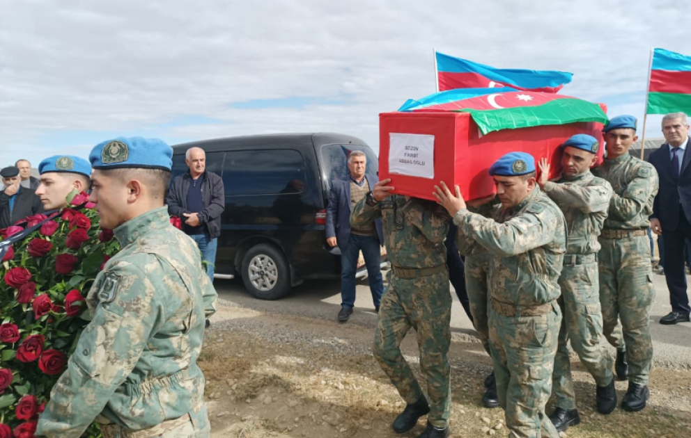 В Гарадагском районе прошли похороны пропавшего без вести шехида Фикрета Азизова ВИДЕО