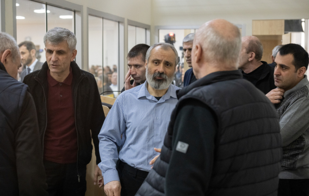 Document related to simultaneous killing of eight Azerbaijani captives and hostages examined during trial of Armenian citizens VIDEO
