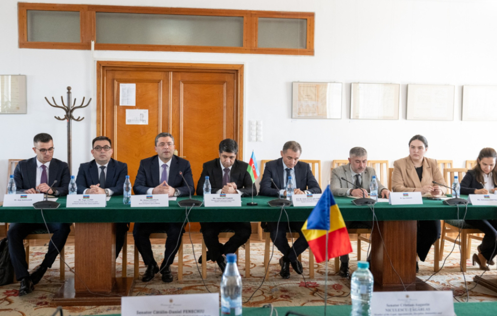 Rumıniyalı senatorlar Azərbaycanda medianın inkişafı sahəsində görülən tədbirlər barədə məlumatlandırılıb VİDEO