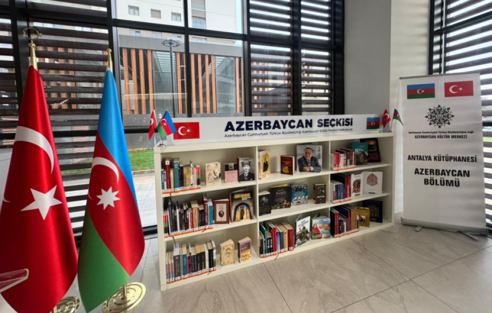 Antalya Kitabxanasında Azərbaycan bölməsi açılıb VİDEO